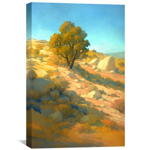 Tree of the Arid Lands Canvas Art Clock Canvas