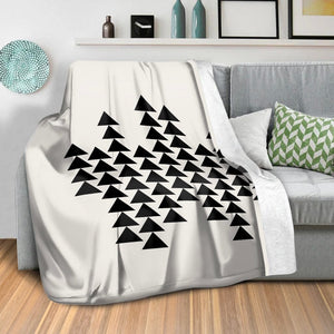 Trio Blanket Blanket Clock Canvas