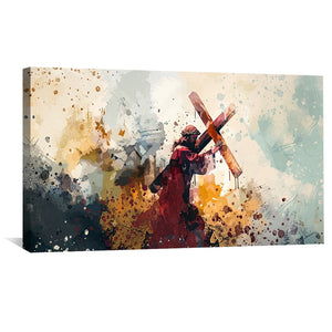 Triumph of the Brave Canvas Art Clock Canvas