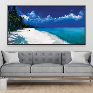Tropical Escape Canvas Art 50 x 25cm / Framed Prints Clock Canvas