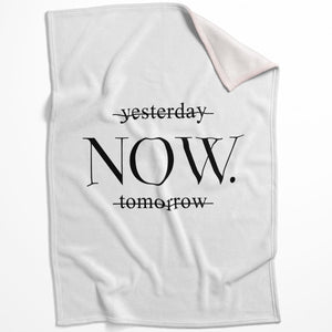 Tropical Leaf B Blanket Blanket 75 x 100cm Clock Canvas