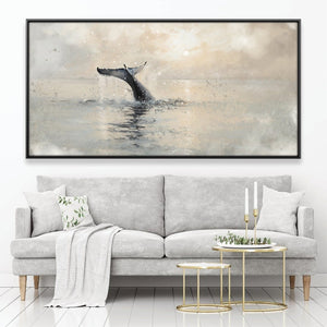 Twilight Tail Canvas Art 20 x 10in / Canvas Clock Canvas