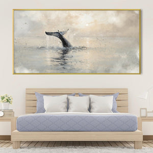 Twilight Tail Canvas Art Clock Canvas