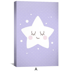 Twinkle Dreams Canvas Art A / 12 x 18in / Canvas Clock Canvas