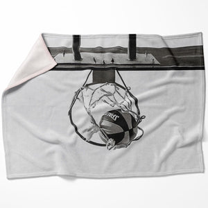 Under the Hoops Blanket Blanket 75 x 100cm Clock Canvas