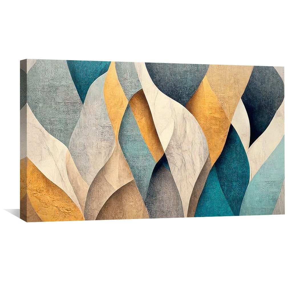 Unfolding Illusion Canvas Art Clock Canvas