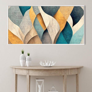 Unfolding Illusion Canvas Art Clock Canvas