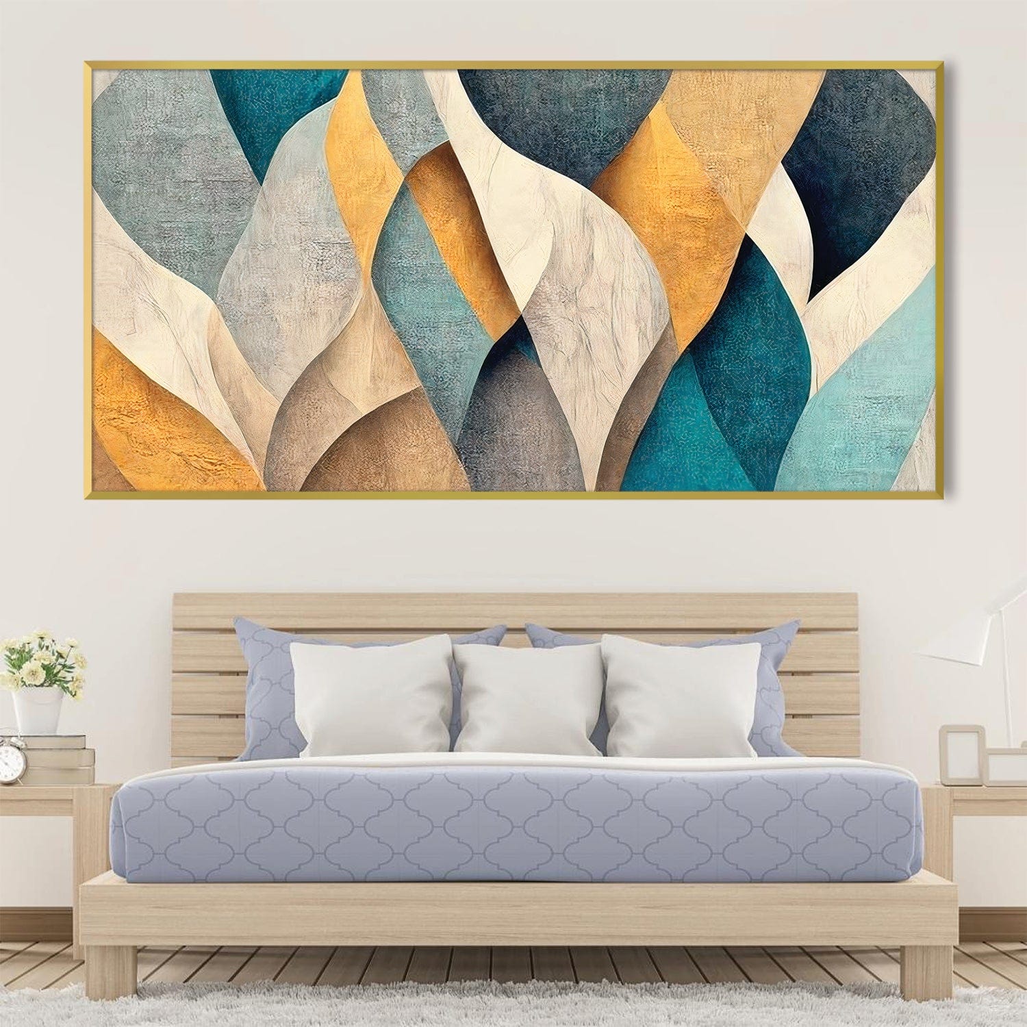 Unfolding Illusion Canvas Art Clock Canvas