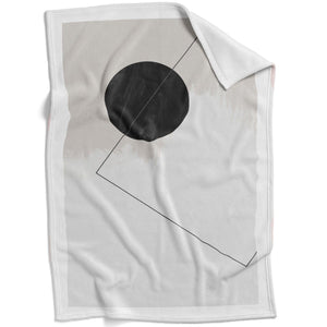 Unique Shapes A Blanket Blanket Clock Canvas