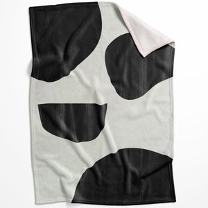 Unique Shapes C Blanket Blanket 75 x 100cm Clock Canvas