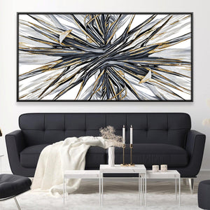 Unraveling Spiral Canvas Art Clock Canvas