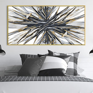 Unraveling Spiral Canvas Art Clock Canvas