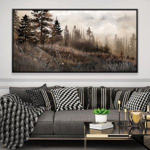 Veil of the Wilderness Canvas Art 20 x 10in / Canvas Clock Canvas