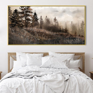 Veil of the Wilderness Canvas Art Clock Canvas