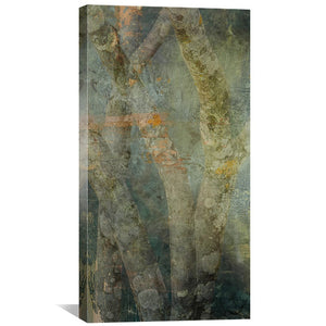 Verdant Mist Canvas Art Clock Canvas