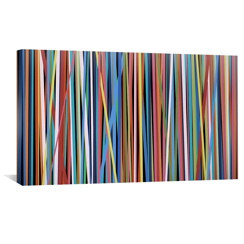 Vertical Illusion Canvas Art Clock Canvas