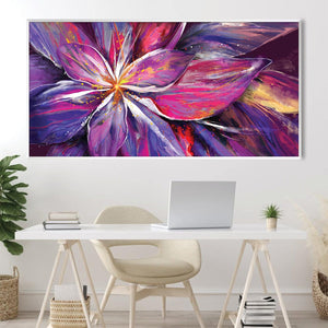 Vibrance Unfolded Canvas Art Clock Canvas