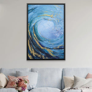 Viewthrough Abstract Canvas Art Clock Canvas