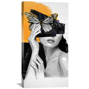 Vision in Wings Canvas Art Clock Canvas