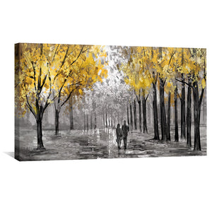 Walk Through Time Canvas Art Clock Canvas