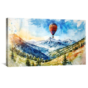Wander in the Sky Canvas Art Clock Canvas
