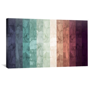 Watercolor Landscape 6 Canvas Art Clock Canvas