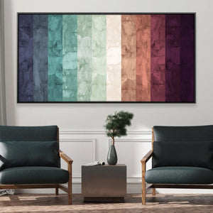 Watercolor Landscape 6 Canvas Art Clock Canvas