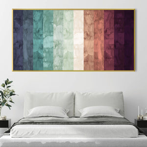 Watercolor Landscape 6 Canvas Art Clock Canvas