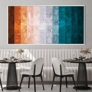 Watercolor Landscape 7 Canvas Art Clock Canvas