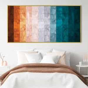 Watercolor Landscape 7 Canvas Art Clock Canvas