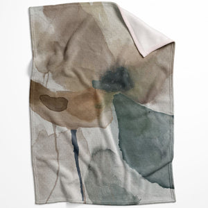 Watercolor Tones Blanket Blanket 75 x 100cm Clock Canvas