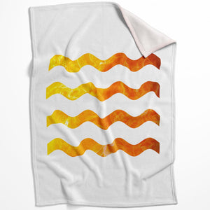 Wave Lengths A Blanket Blanket 75 x 100cm Clock Canvas