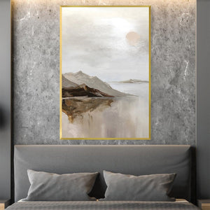 Where Stillness Rests Canvas Art Clock Canvas