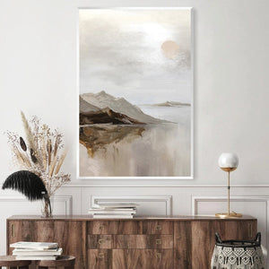 Where Stillness Rests Canvas Art Clock Canvas