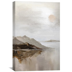 Where Stillness Rests Canvas Art Clock Canvas