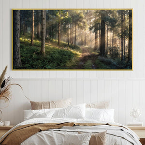 Where the Sun Leads Canvas Art Clock Canvas
