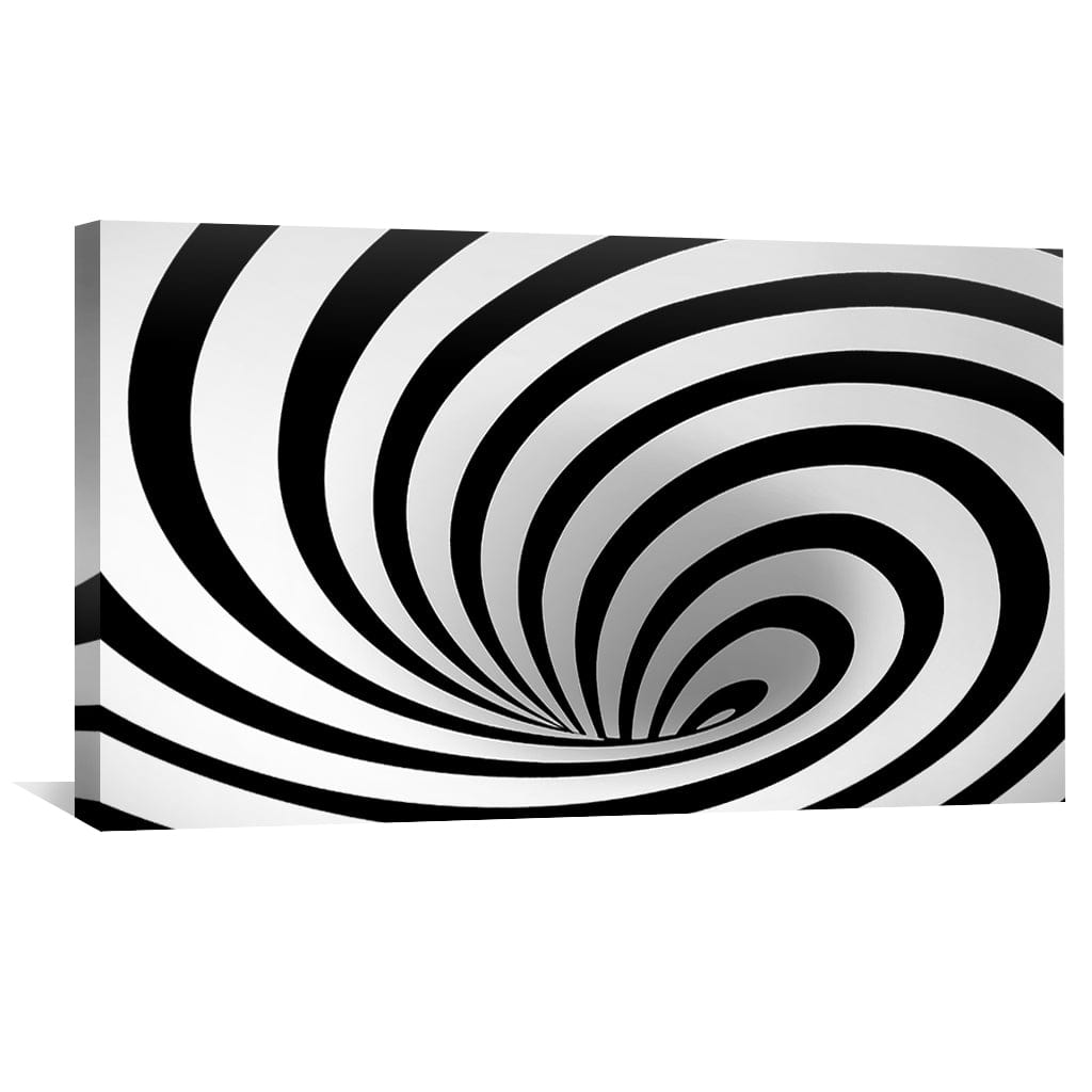 Whirlpool of Wonders Canvas Art Clock Canvas
