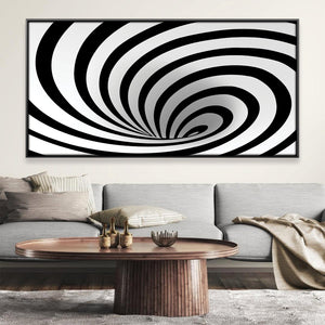 Whirlpool of Wonders Canvas Art Clock Canvas