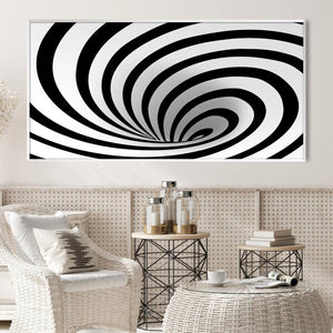 Whirlpool of Wonders Canvas Art Clock Canvas