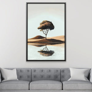 Whisper Tree Mirage Canvas Art 12 x 18in / Canvas Clock Canvas
