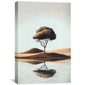 Whisper Tree Mirage Canvas Art Clock Canvas