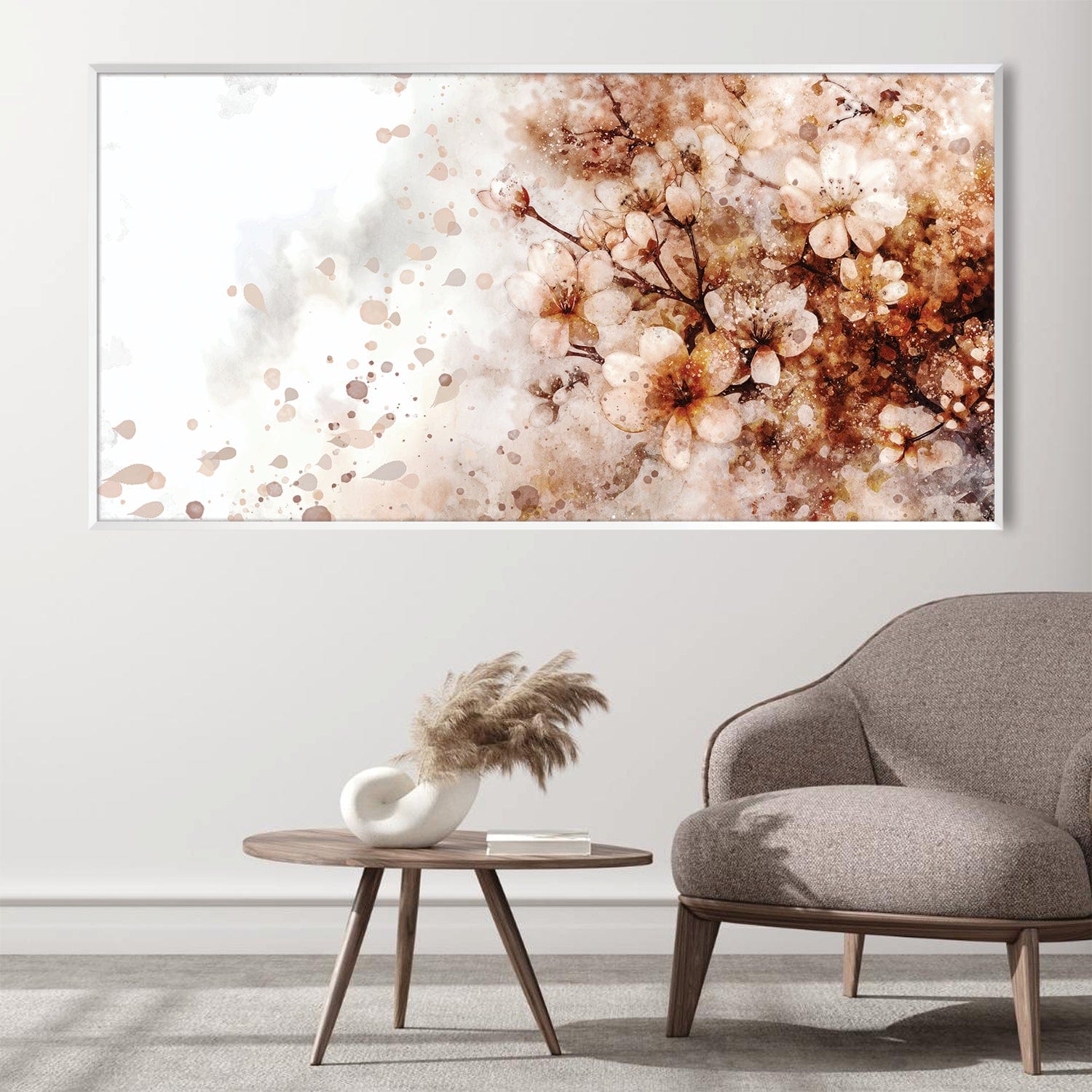 Whispers in the Petals Canvas Art Clock Canvas