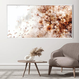 Whispers in the Petals Canvas Art Clock Canvas