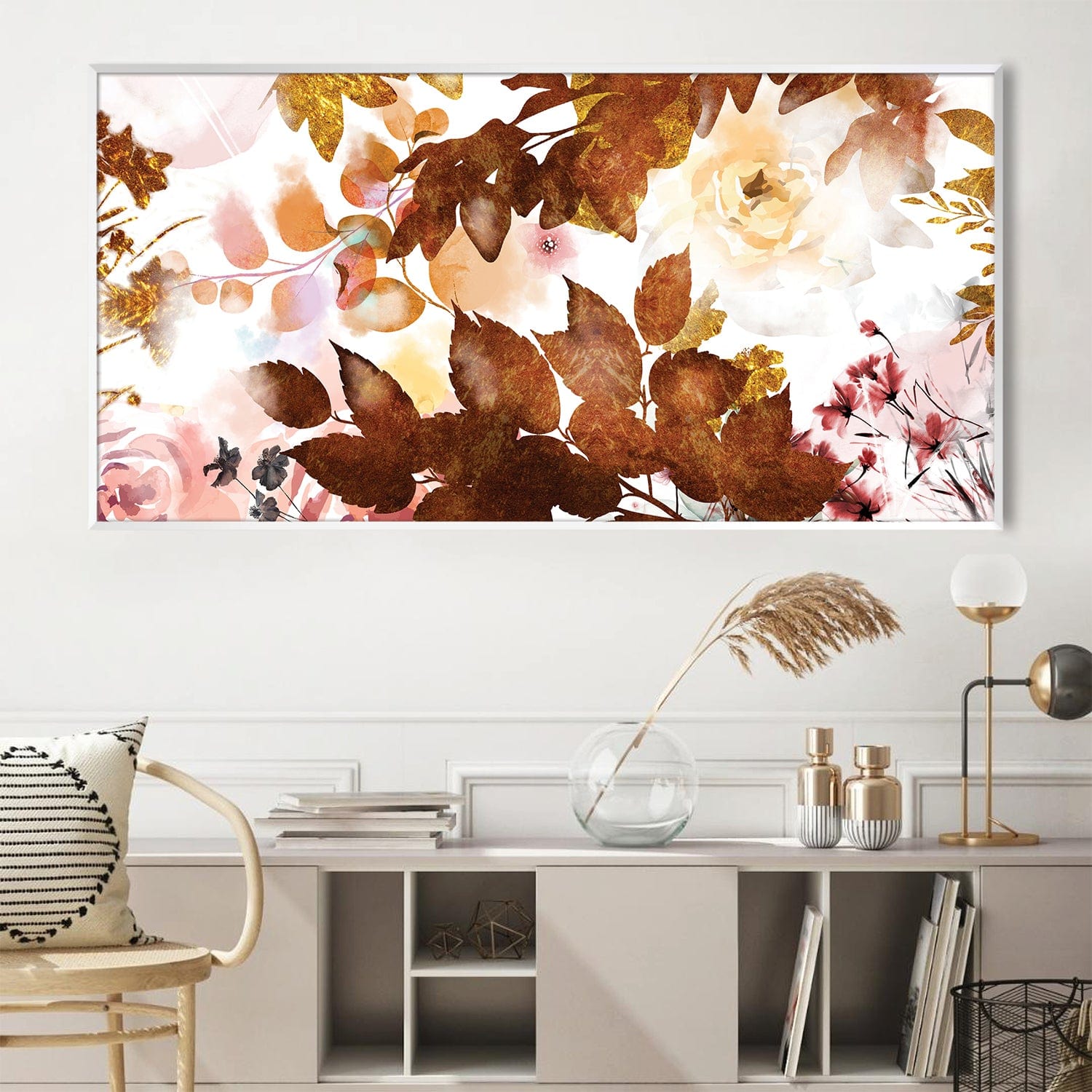 Whispers of Fall Canvas Art Clock Canvas