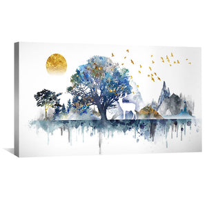 Whispers of Nature Canvas Art Clock Canvas
