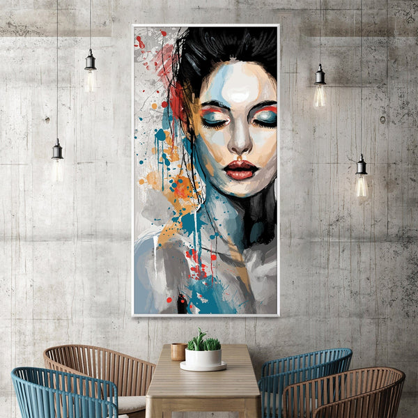 Whispers of the Palette Canvas ClockCanvas