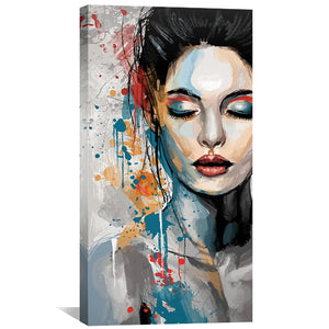 Whispers of the Palette Canvas Art Clock Canvas