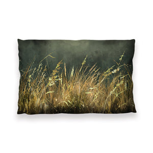 Wild Grasses Cushion Cushion 13 x 19in Clock Canvas