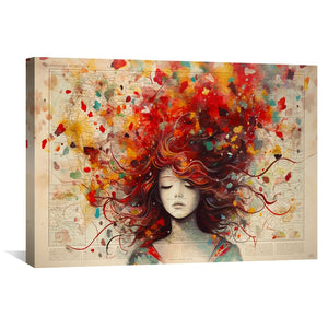 Wild Soul Canvas Art Clock Canvas