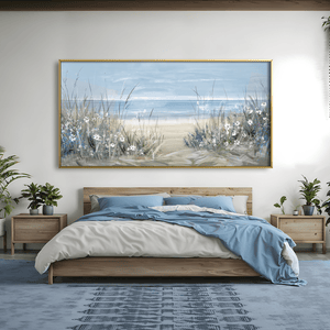 Wildflower Edge Canvas Art Clock Canvas